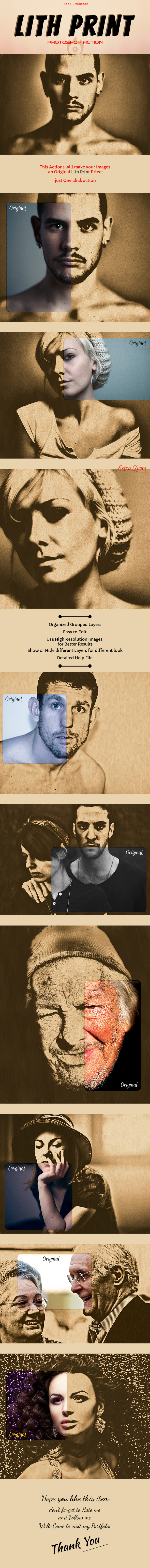Lith Print Action - Photo Effects Actions