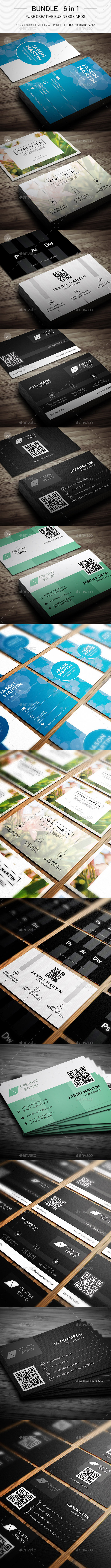 Bundle - Pure Creative Business Cards - 135 - Creative Business Cards