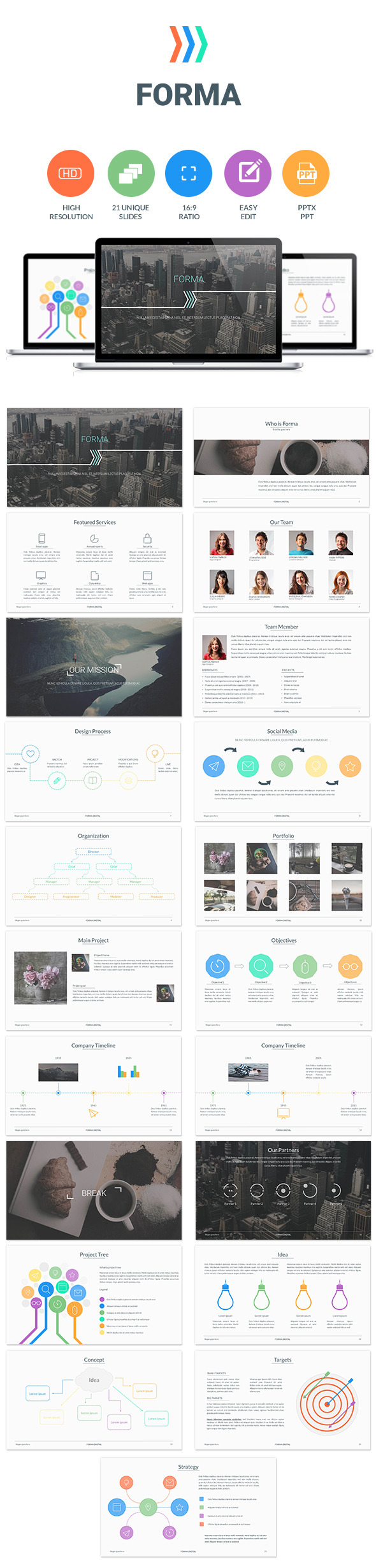 Forma - Business PowerPoint Templates