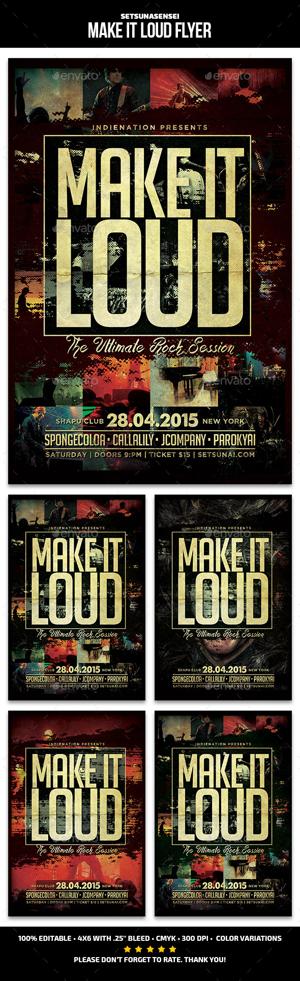 Make It Loud Flyer - Concerts Events