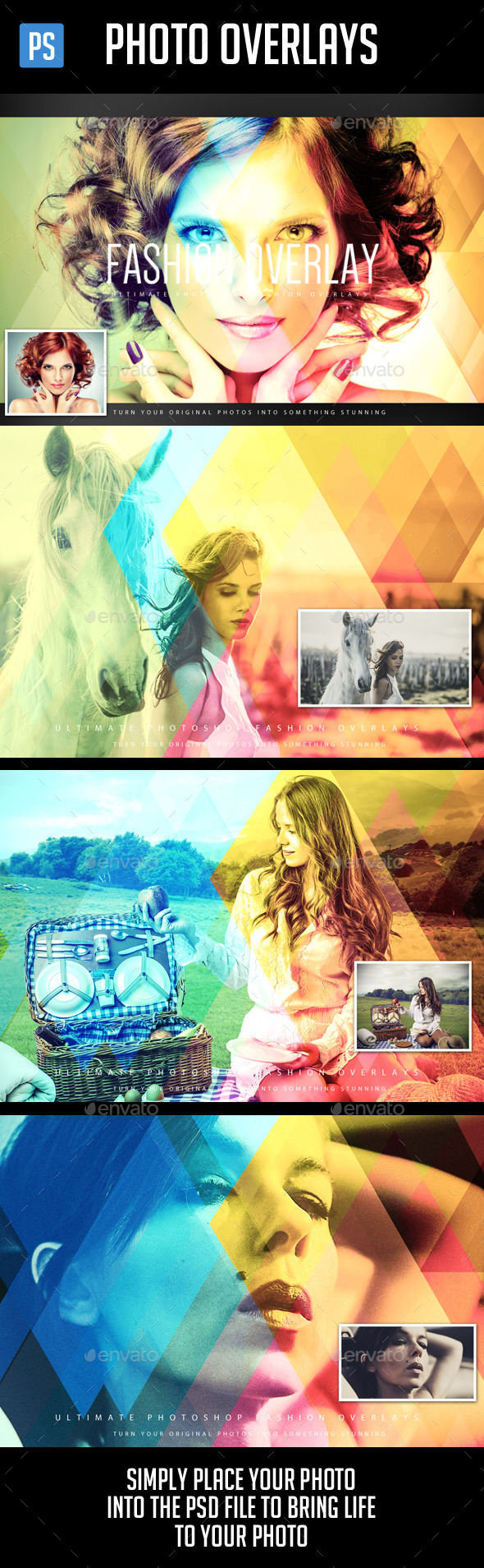 Hi-Fi Photo Overlay #1 - Photo Templates Graphics