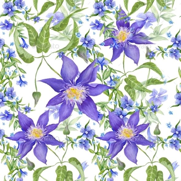 Bright Floral Pattern - Patterns Decorative
