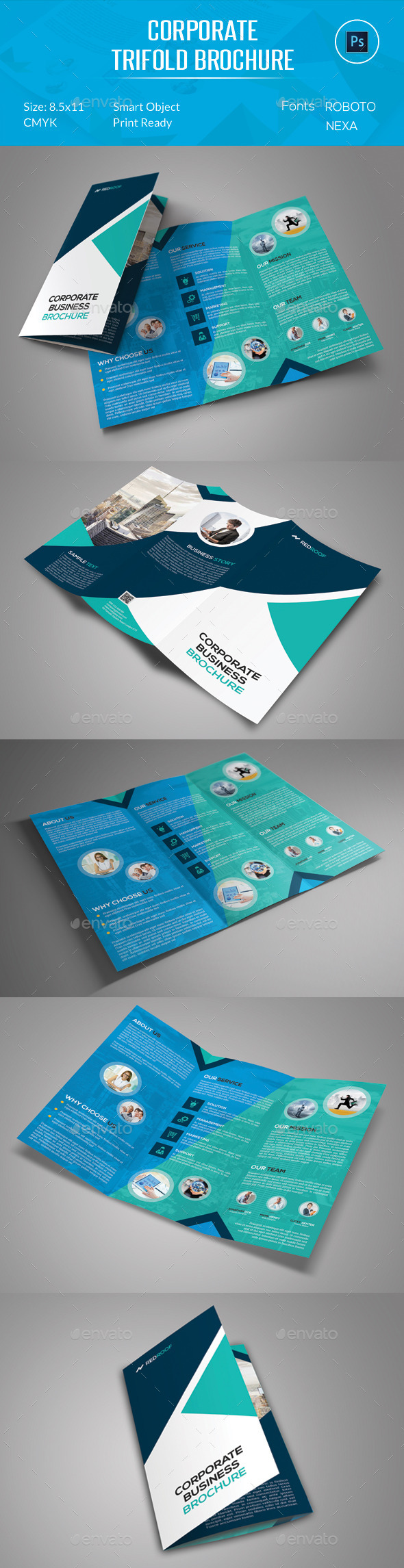 Corporate Trifold Brochure - Corporate Brochures