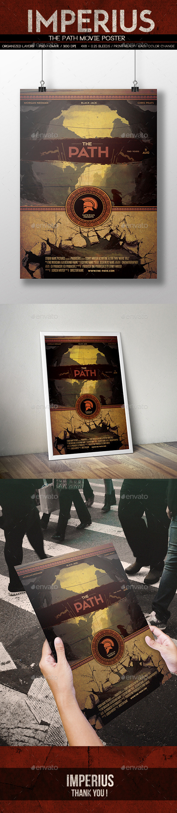 The Path Poster - Miscellaneous Print Templates