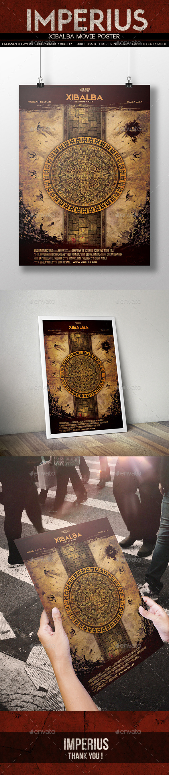 Xibalba Poster - Miscellaneous Print Templates
