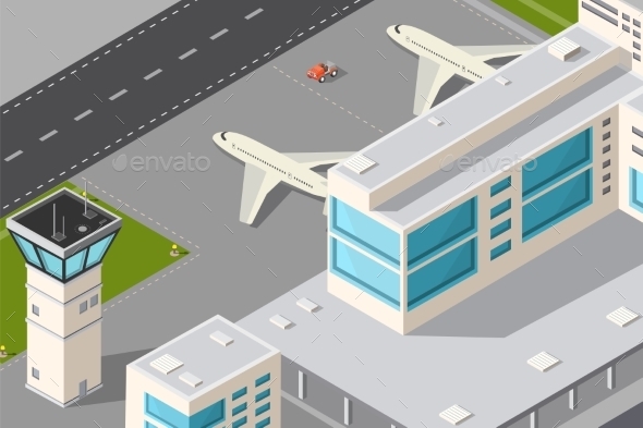 City Airport - Travel Conceptual
