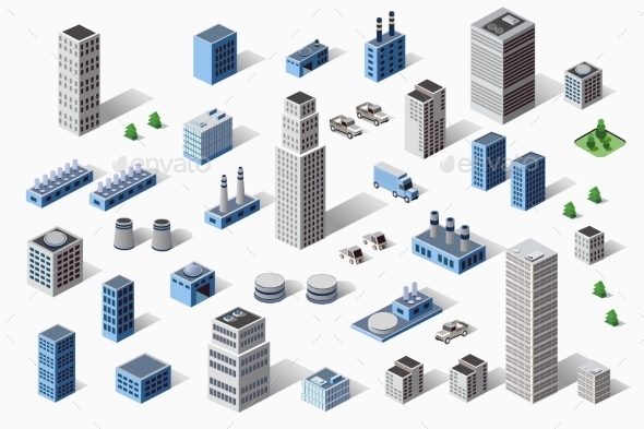 Factory Set - Buildings Objects