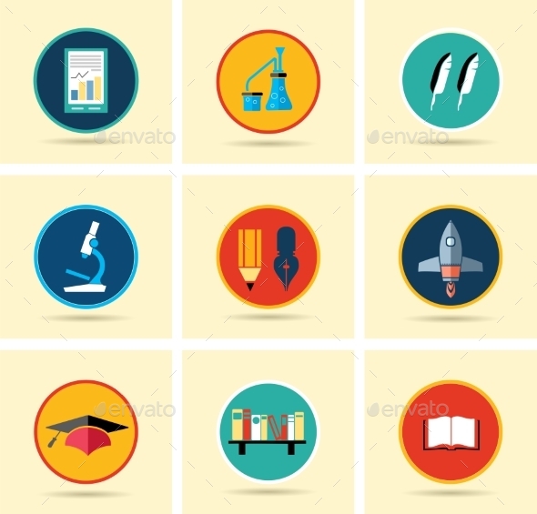 Back To School - Objects Vectors