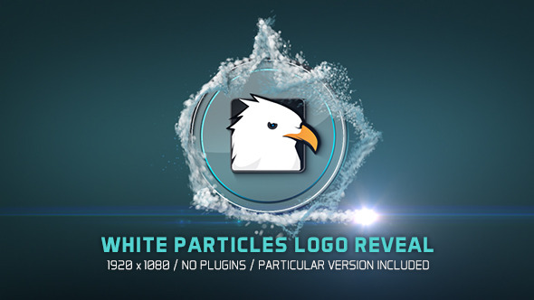 White Particles Logo Reveal