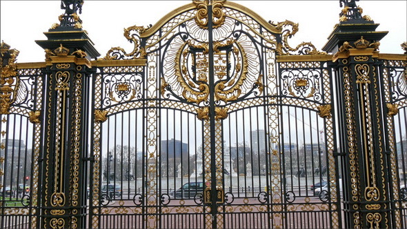 The Beautiful and Huge Gate of the Buckingham  