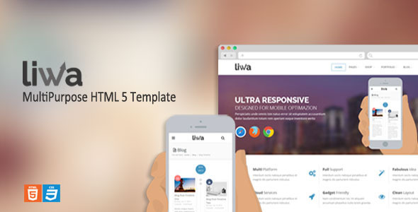 Liwa MultiPurpose HTML - ThemeForest 6654080
