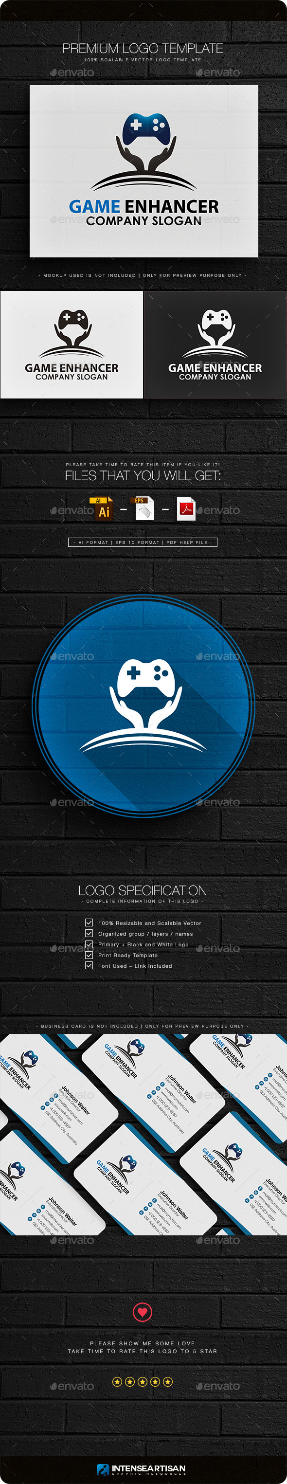 Game Enhancer Logo - Objects Logo Templates