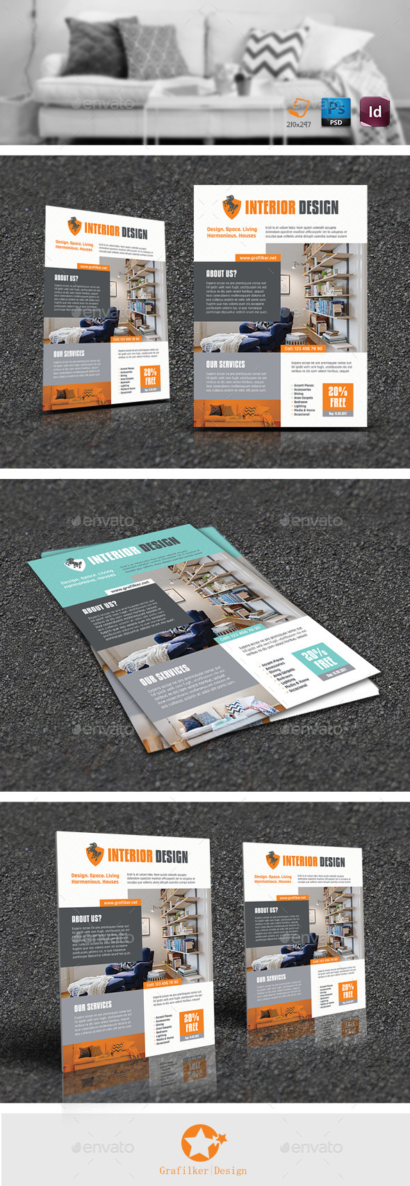 Interior Flyer Templates - Corporate Flyers