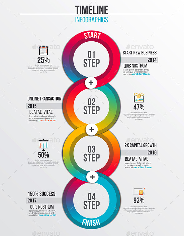 Timeline Infographics Design - Infographics