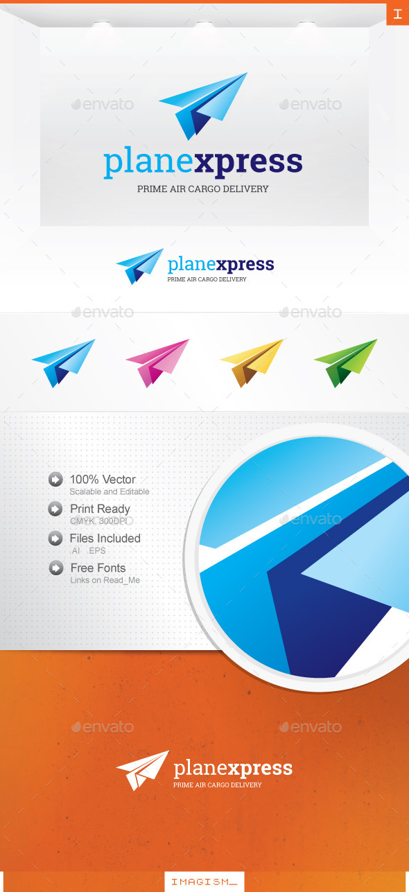 Plane Express Logo - Symbols Logo Templates
