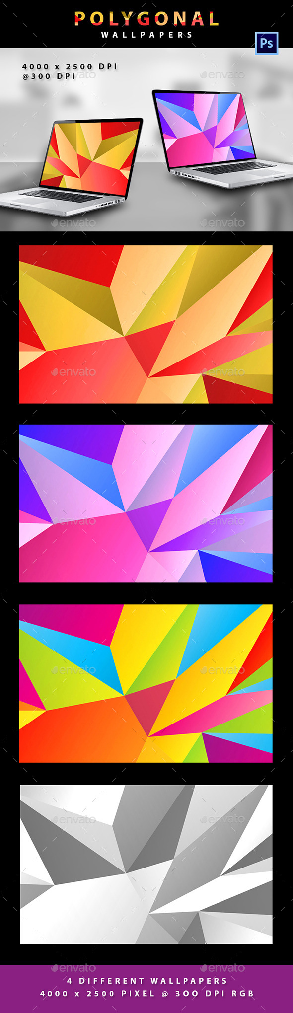 Polygonal Wallpaper - Abstract Backgrounds