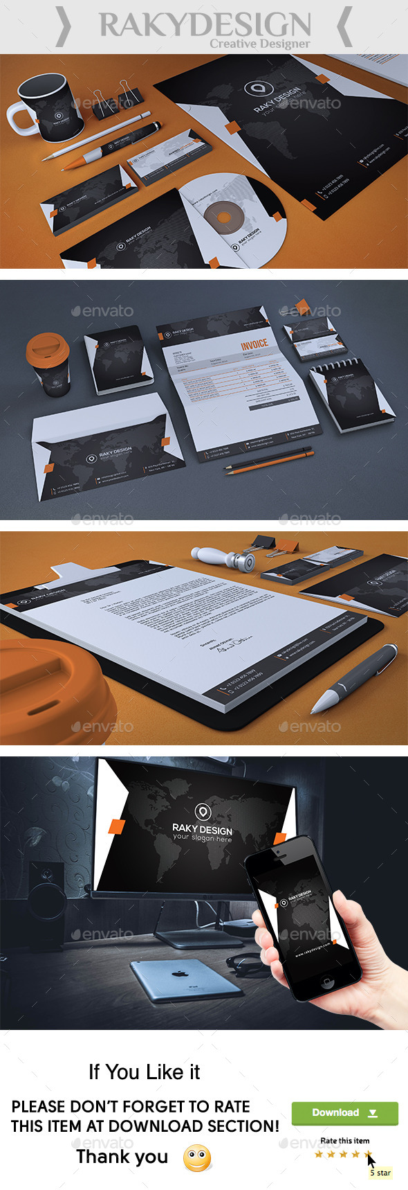 Stylish Corporate Identity - Stationery Print Templates