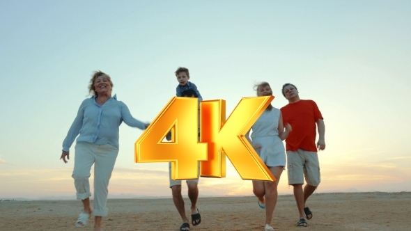 Enjoable Family Walk On The Beach Enjoable Family Walk On The Beach