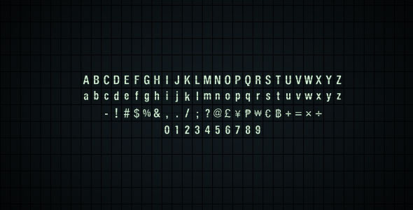 Movie Flapping Letters - VideoHive 12145876