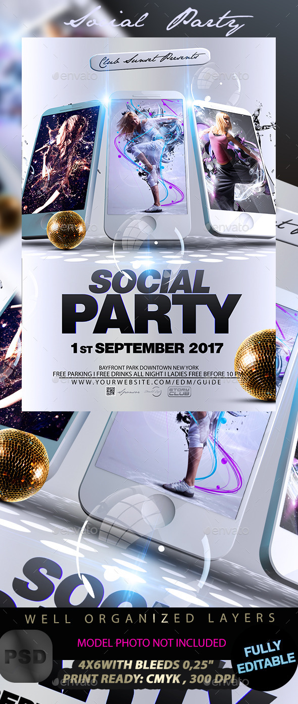 Social Party - Events Flyers