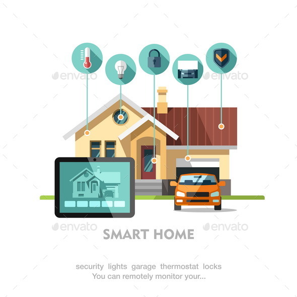 Smart Home. - Buildings Objects