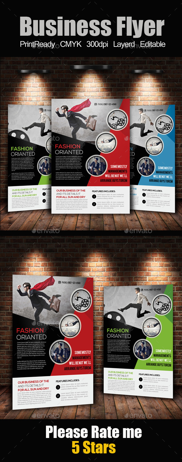 A4 Business Flyer Template - Corporate Flyers