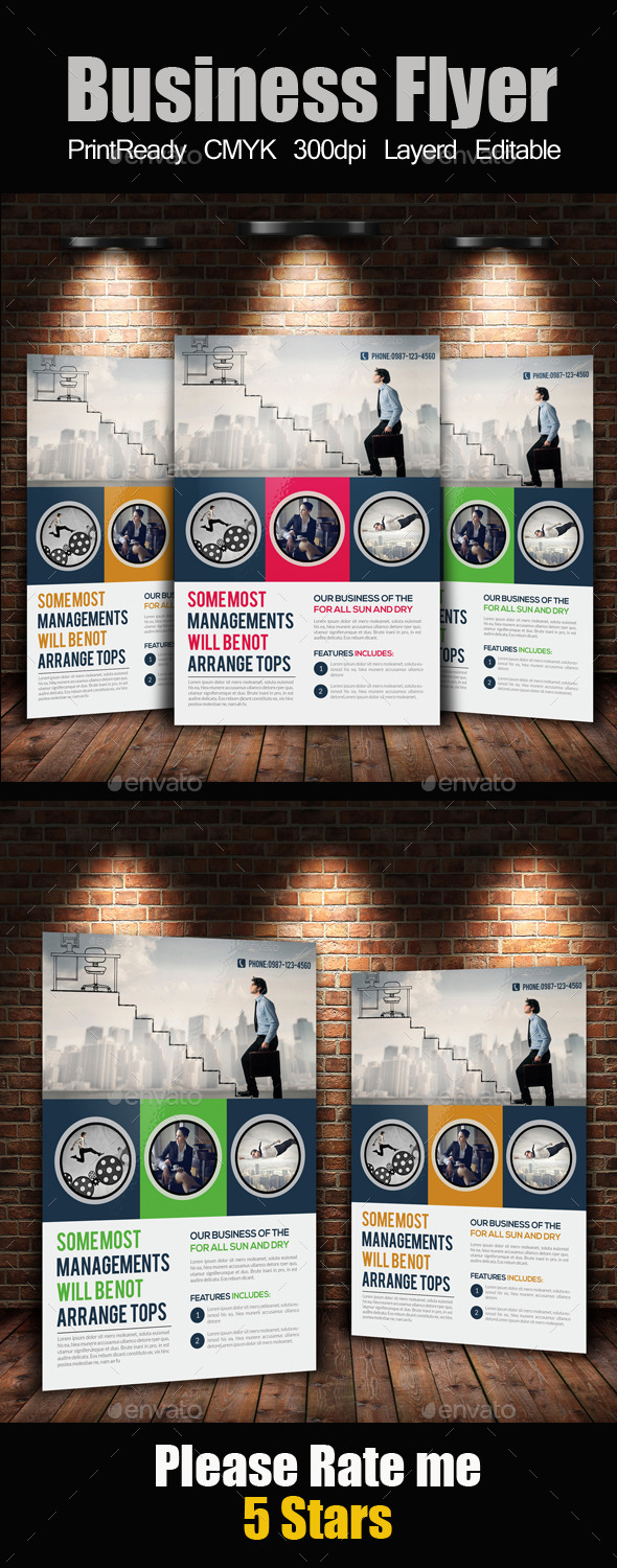 A4 Business Flyer Template - Corporate Flyers
