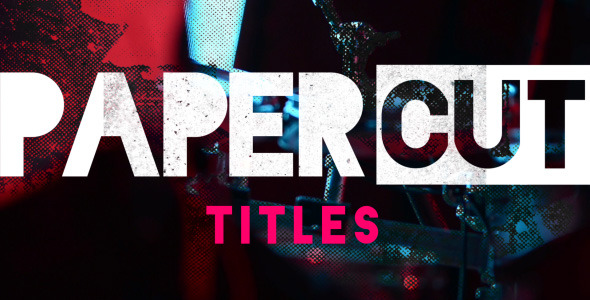 Paper Cut Titles - VideoHive 12155051