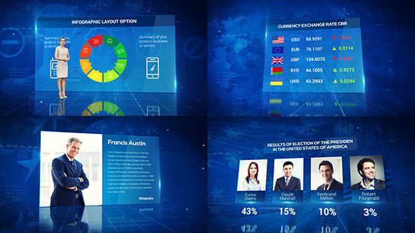 News Infographics Pack - VideoHive 12156260