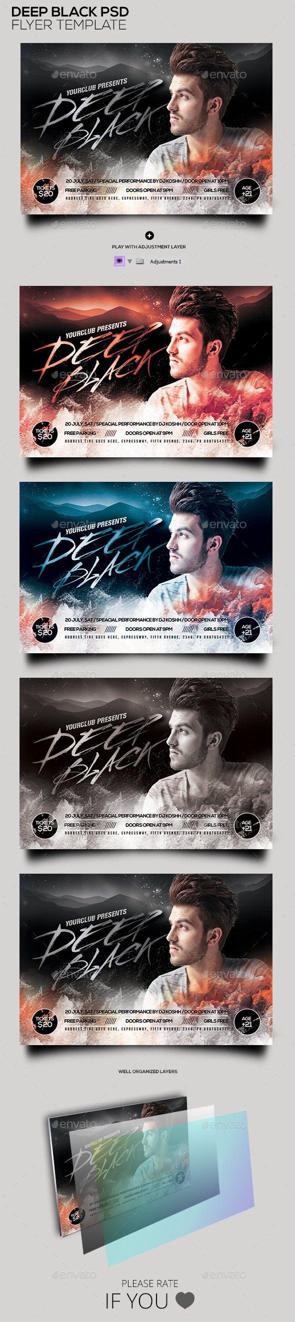 Guest Dj Party Flyer - Clubs & Parties Events