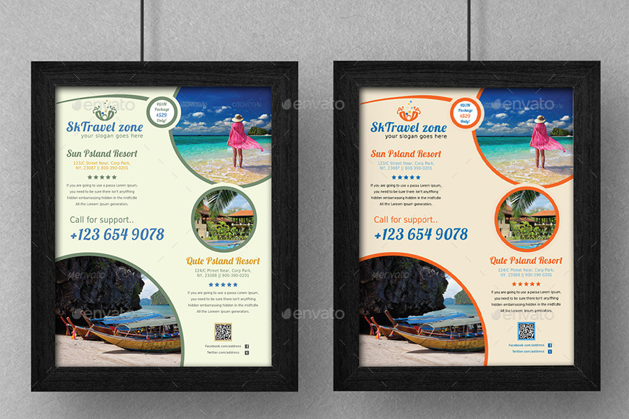 Tourism Business Advertising Bundle | Volume 1, Print Templates ...