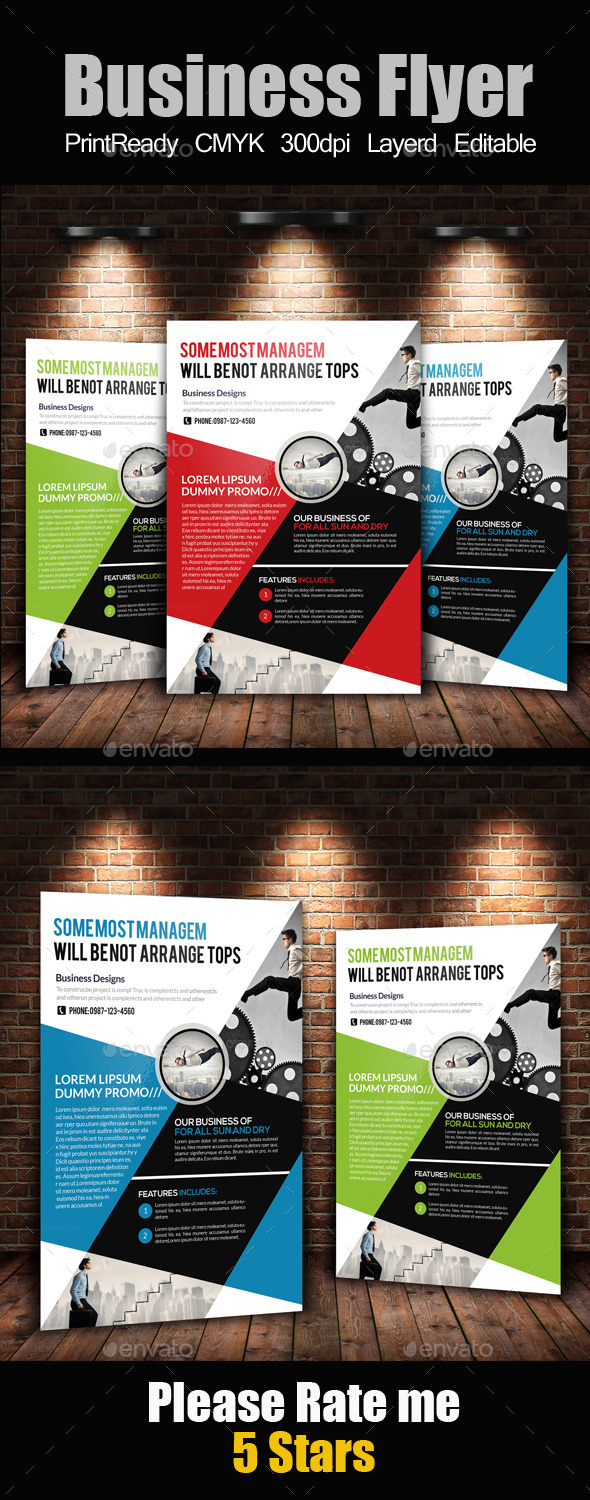 A4 Business Flyer Template - Corporate Flyers
