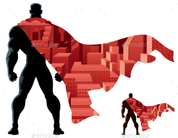 Abstract Superhero - People Characters