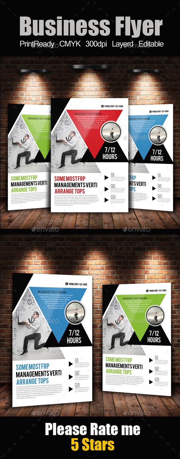A4 Business Flyer Template - Corporate Flyers