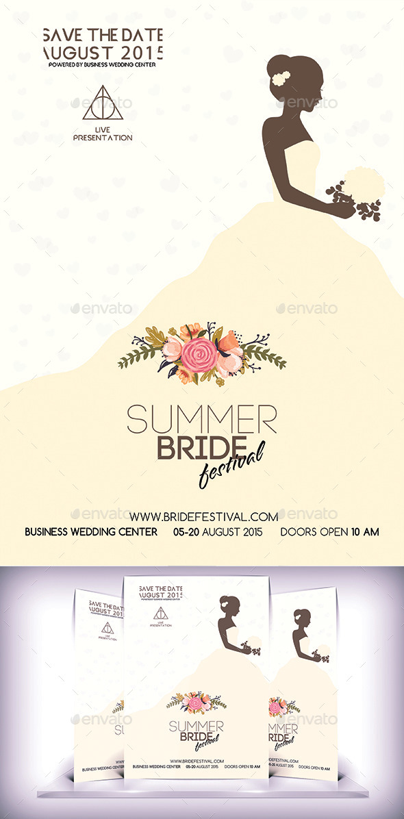 Summer Bride Festival Flyer - Flyers Print Templates
