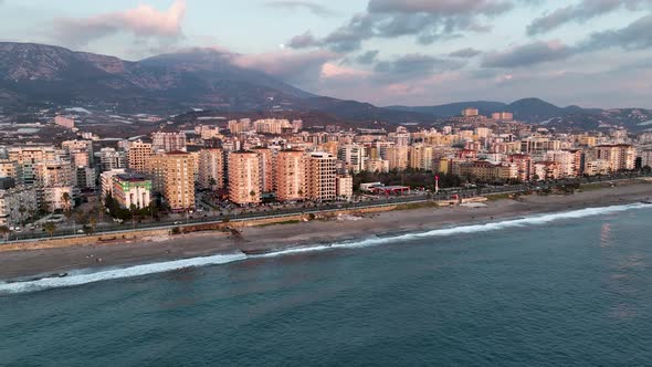 Cloudy Sunset at Sea alt