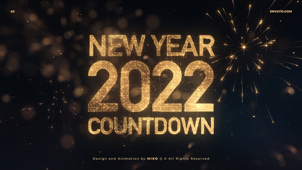 New Year Countdown 2022 4K