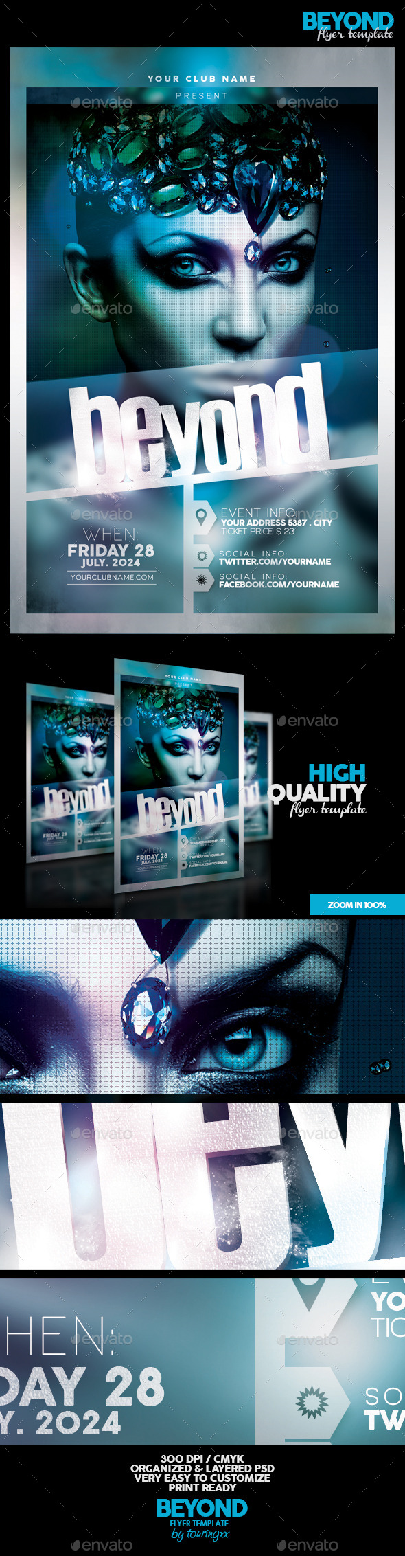 Beyond Flyer Template - Flyers Print Templates