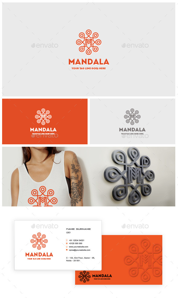 Mandala Logo - Crests Logo Templates