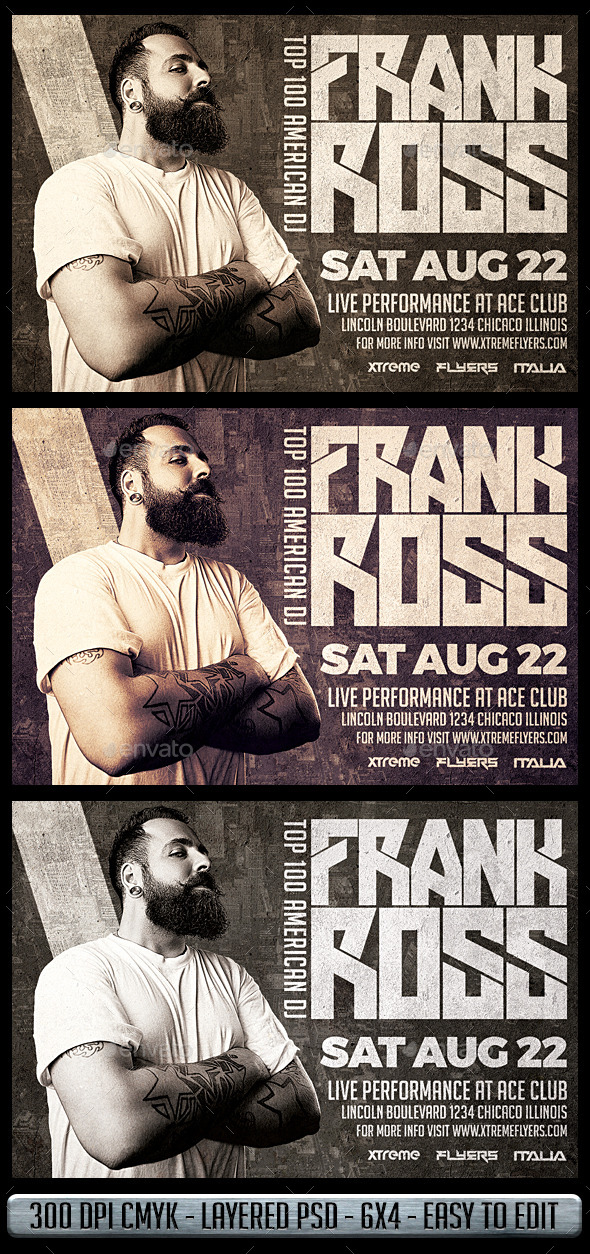 Club DJ Flyer - Clubs & Parties Events