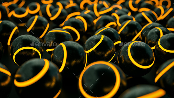 scratched balls - Stock Photo - Images