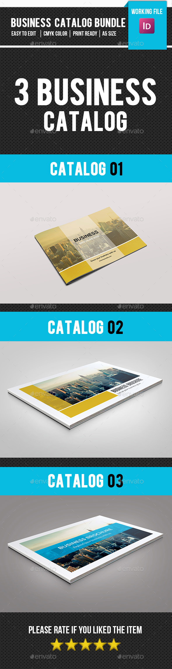 3 in 1 Corporate Brochure Bundle-V11 - Catalogs Brochures