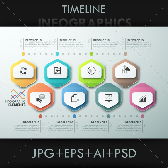 Modern Infographic Process Template - Infographics