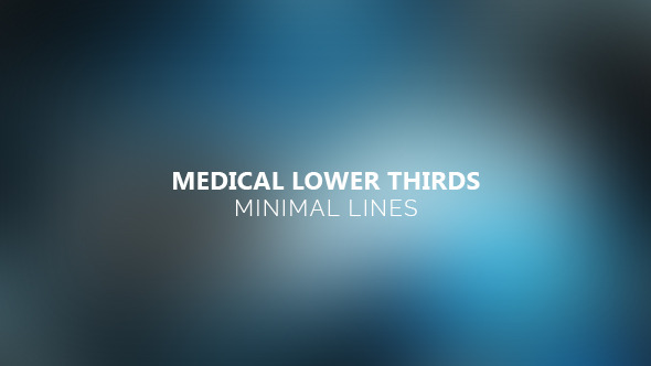 Medical Lower Thirds - Minimal Lines