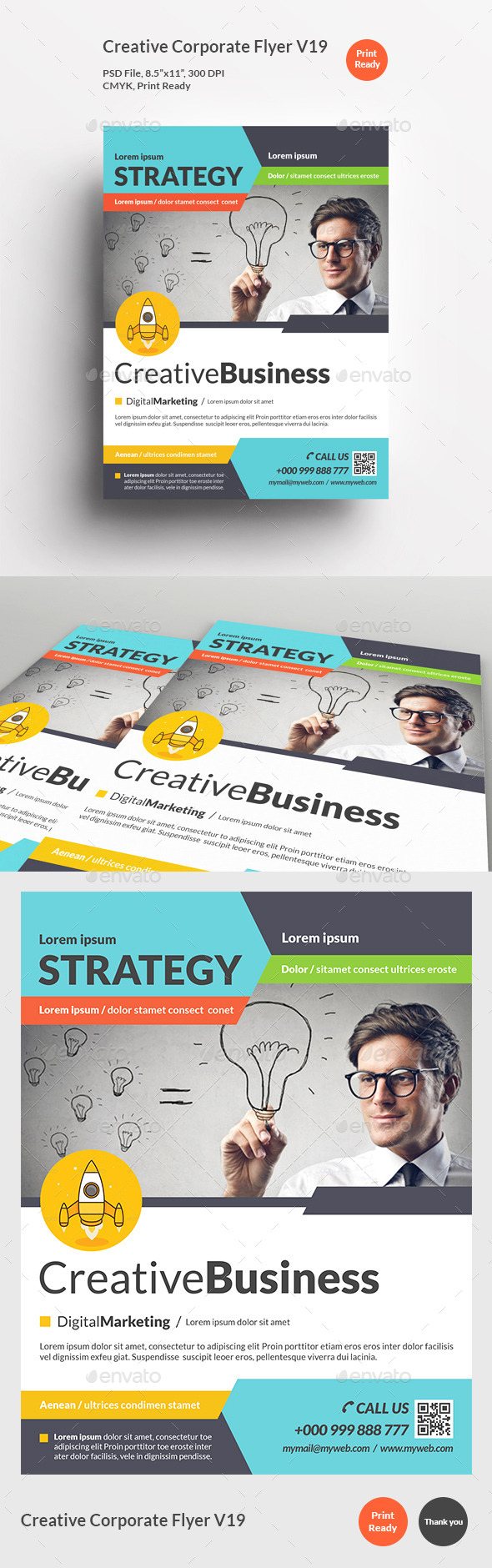 Creative Corporate Flyer V19 - Corporate Flyers