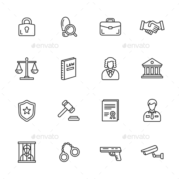 Law Icons - Icons