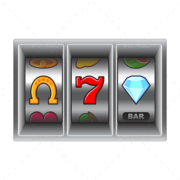 Slot Machine Illustration - Man-made Objects Objects