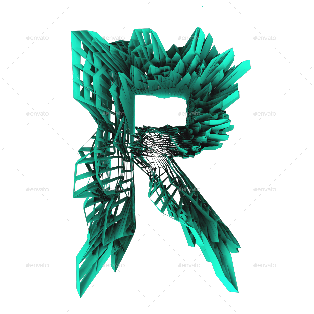 cool alphabet letters r