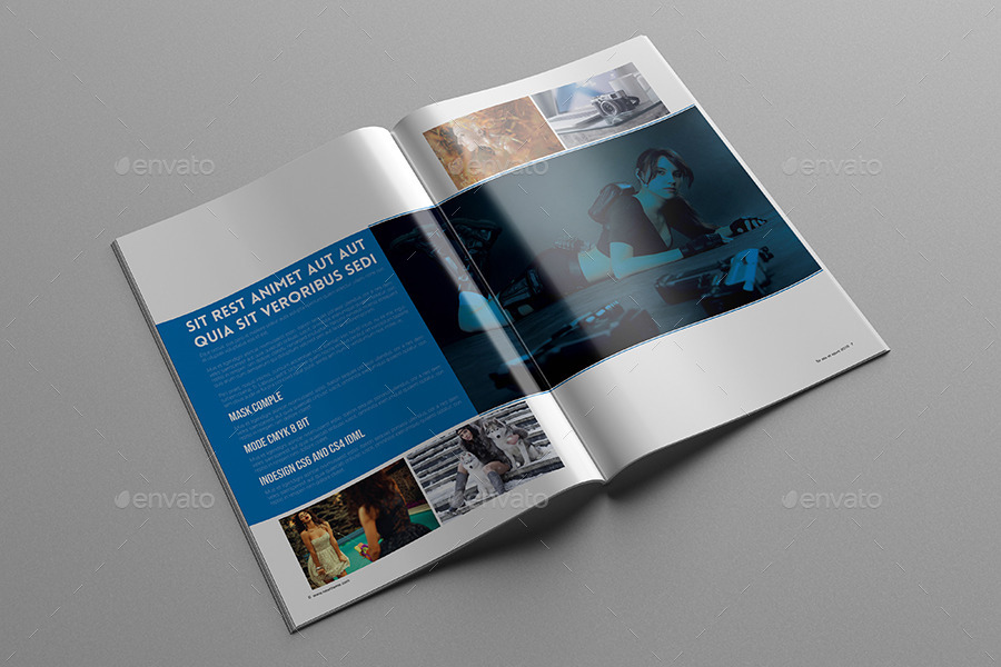 Minimal Magazine Template 42 Pages in Magazine Templates - product preview 4