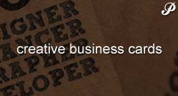 Creative business card collection